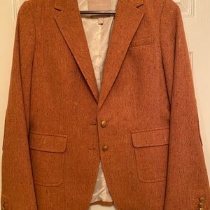 Orange Blazer Italian Wool